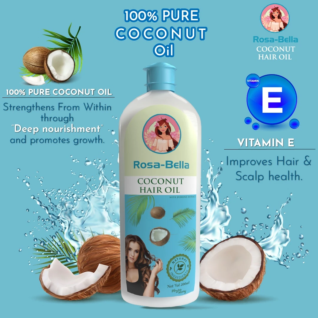 Rosabella Coconut Hair oil (200 ml)